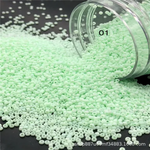 New Super Excellent Rice Beads 2mm Porcelain Beads Macaron Candy Series DIY Collection Beads Weaving Fashion Accessories