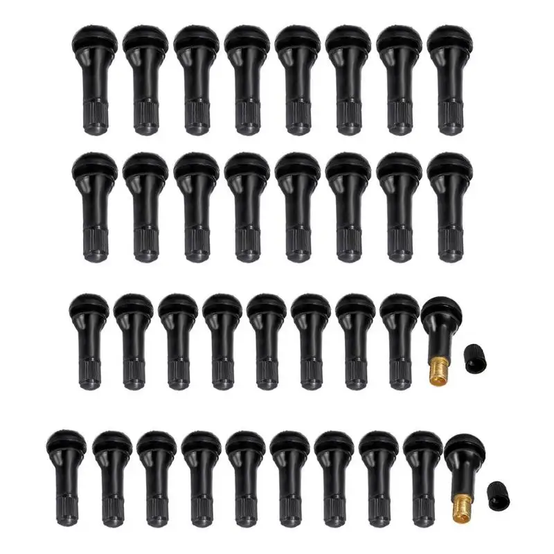 

TR413 Snap-in Rubber Tubeless Tire Tyre Valve Stems for ATV Car Motorcycle