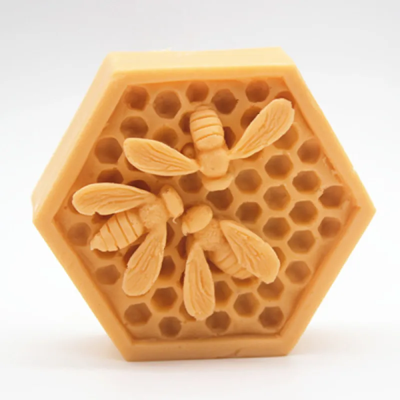Пчелиное гнездо мыло ручной работы формы Торт Шоколад воск силиконовая форма для изготовления свечей