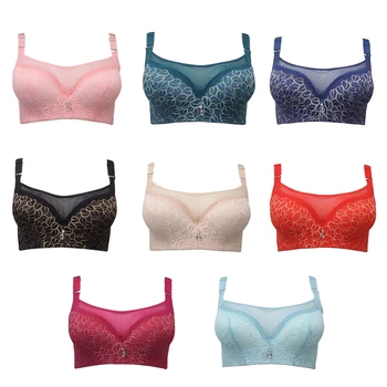 

Perspective Lace Bra Bralette Women Plus Size Bras Sexy Lingerie Underwire Underwear Top Fashion Style Bra Underwear