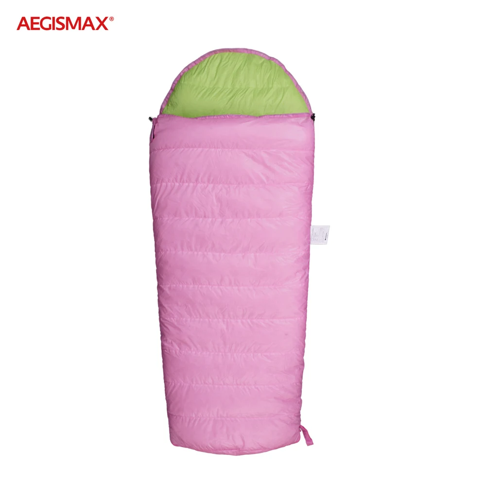 

AEGISMAX KID Child Winter 16℉~27℉ Outodor Camping Sleeping Bag FP800 Thicken Soft 95%White Goose Down Waterproof Sleeping Bags