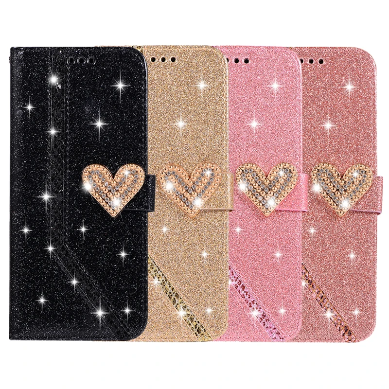 

Luxury Slim Book Leather+TPU Wallet Flip Phone Soft Cover For Samsung galaxy S8 S9 S10 Plus S10 E Note8 9 10 Pro S7 Edge Case