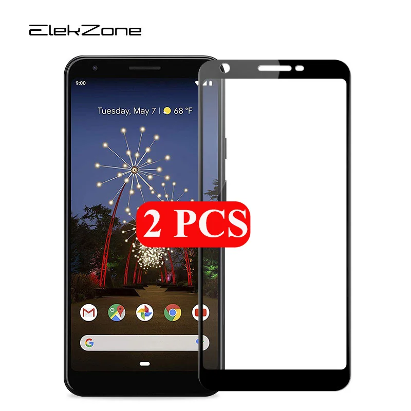 2 Pcs Protezione Dello Schermo Protettiva Per Google Pixel 5 4A 5G 4 3 3A 2 9H Vetro Temperato A Copertura Totale Per Google Pixel 2 3 4 5 3A Xl