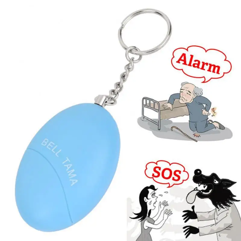 Llavero portátil para mujer, alarma Personal de defensa, alerta de seguridad antiataque, minialarma de seguridad de emergencia
