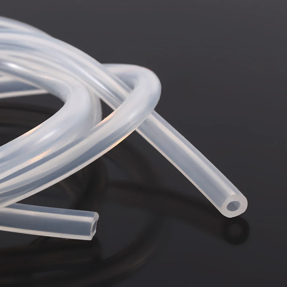 High Quality 1 Meter Flexible Food Grade Transparent Silicone Rubber Hose 2 3 4 5 6 7 8 10mm Out Diameter Silicone Tube For Home