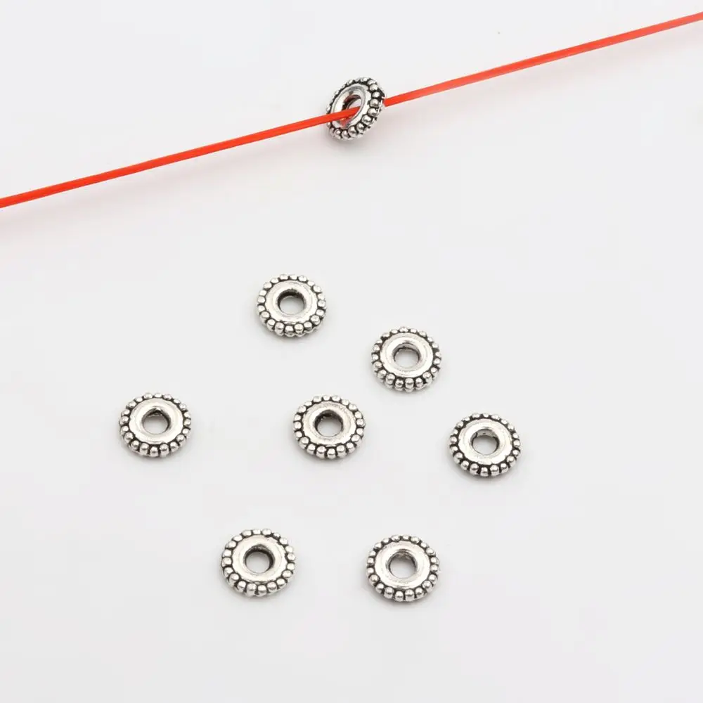 50 100 stücke Mixed Antike Silber Farbe Spacer Lose Metall Perlen Für Schmuck Machen Diy Zubehör Großhandel Suply – Detail 35