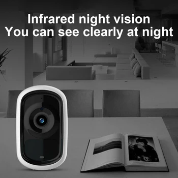 

1080P HD Wheatherproof Night Vision Outdoor Wireless Security Camera Home Cloud Storage Rechargeable Dual Audio Motion Detection
