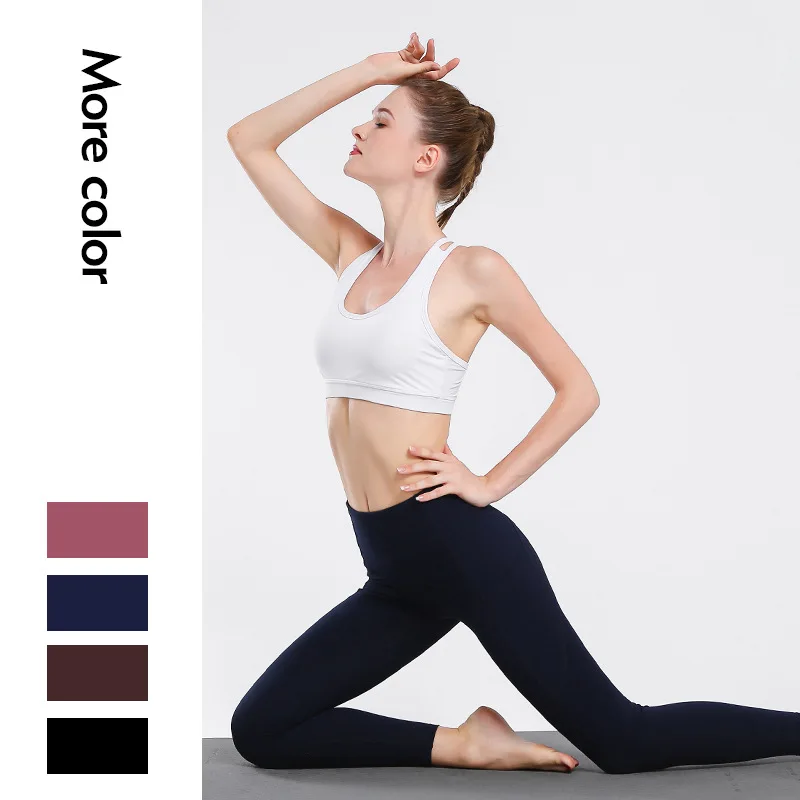 

New Style Bare Sense Side Edge Pocket Running Sports Slim Fit Fitness Pants Europe And America High-waisted Buttock Lifting Spor