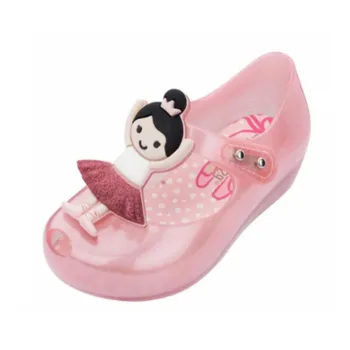 

Mini Melissa Children's Shoes Fashion Kids Girl jelly shoes Melissa ballet girls Princess Candy shoes Party Sandals KQ002