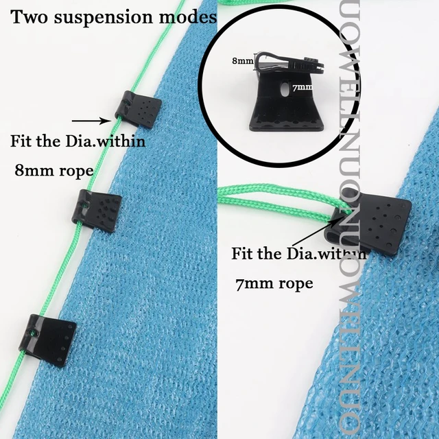 2 ~ 100Db Napernyő Nettó Klip Mezőgazdaság Üvegházhatást Okozó Bilincs Függönyhorog Rovarbiztosítási Rögzítő Erkély Kerítés Ruhaklipek - Image 2