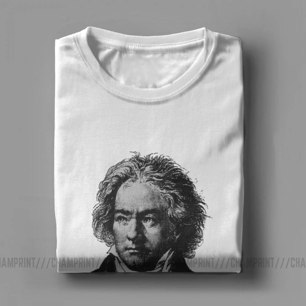 Мужская футболка с коротким рукавом Beethoven Классическая Музыкальная симфония