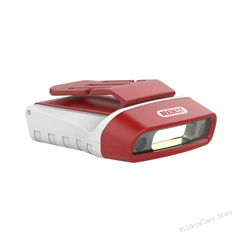 Red Xiaomi Mijia Beebest 100LM светодиодный индукционный Головной фонарь 5 режимов 180 ° USB Перезаряжаемый водонепроницаемый велосипедный светильник Портативный индукционный светильник - Цвет: Red