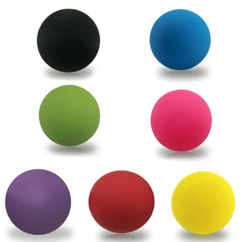 

63MM Silicone Lacrosse Ball Gym Fitness Massage Therapy Trigger Full Body Exercise Sport Yoga Balls Relax Fatigue