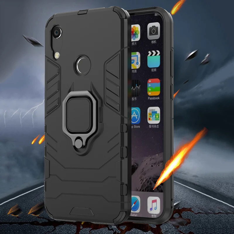 Armor Ring Magnetic Car Hold Shockproof Phone Cover