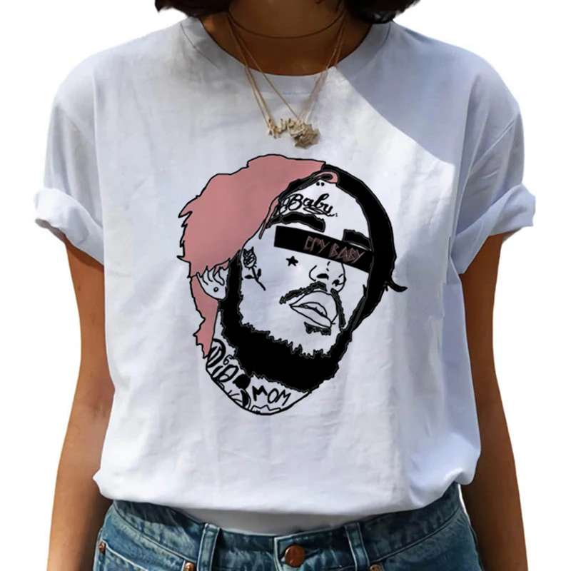 Lil Peep Harajuku Хип Хоп футболки для женщин Cry Baby Ullzang модная футболка 90s Графический Hell мальчик футболка Топ-безрукавка в уличном стиле для женщин - Цвет: 8686