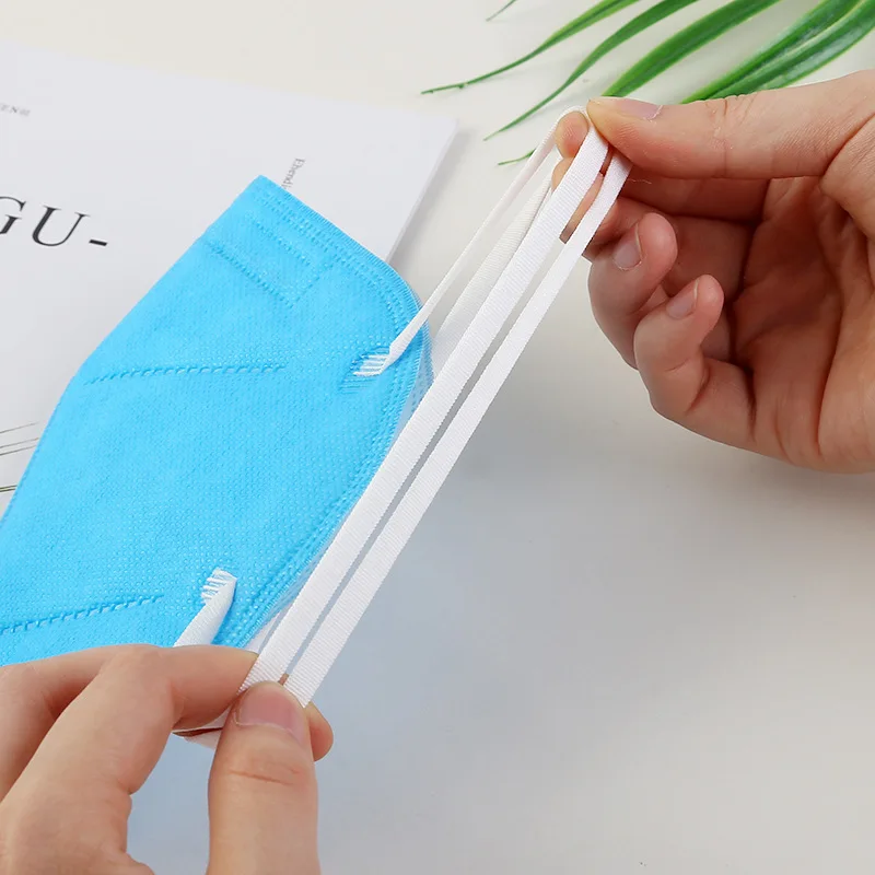 10 шт./компл. 3D Респиратор маска складчатый фильтр дыхательный анти-смога Анти-пыль к протиранию, поглощающие запах спортивные с защитой от ветра, наушное крепление, медицинская защита маски