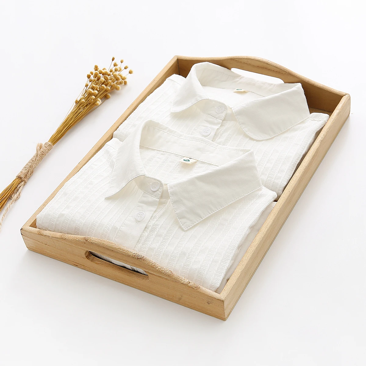 cotton white shirts for women 2020 summer new turn-down short-sleeved slim office lady all match work shirts outwear coat tops