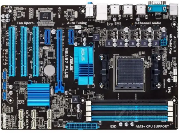 Оригинальная материнская плата для ASUS M5A97 PLUS разъем AM3 DDR3 16 Гб USB2.0 SATA3 970 настольная