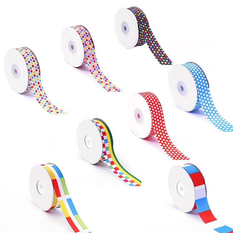 10-yards-22mm-polka-dot-check-printing-polyester-webbing-ribbon-for-gift-packing (2)