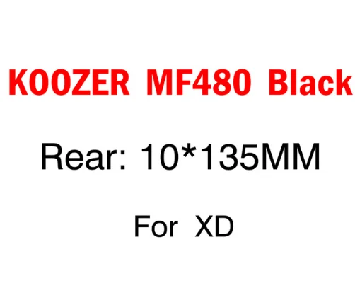 KOOZER MF480 ступица 6 подшипников 24 т трещотка 32 отверстия быстрый выпуск через ось горный велосипед Массажер для 8-11S XD100* 135 142*12 мм - Цвет: Black 10x135mm XD