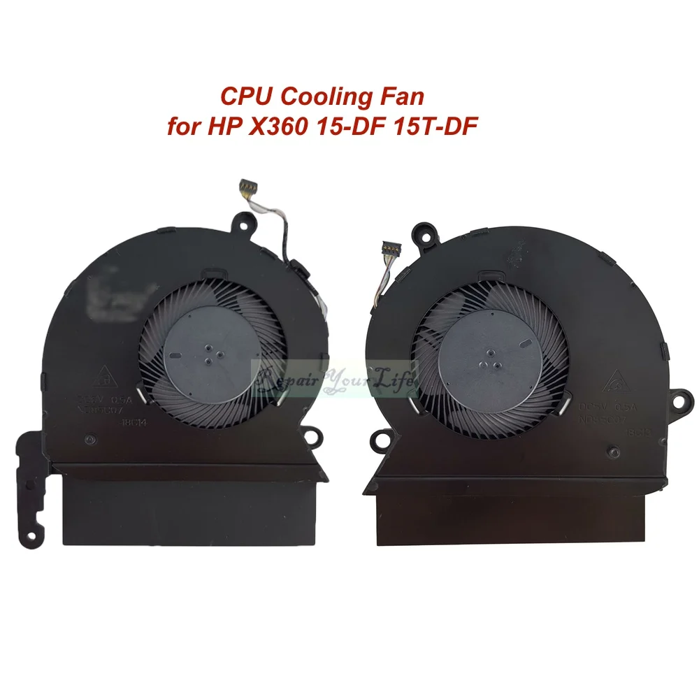 Ventilador de Refrigeração para hp Spectre X360 15t-df 15t-df000 15-df Notebook Cpu Gpu Radiador Refrigerador L38109001 L38108-001 Novo - Imagem 4