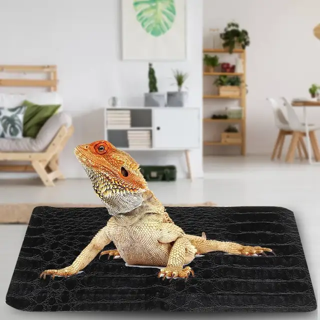 33X18 Cm-Es Hüllők Hőszőnyeg És 3 Gear Állítható Kedvtelésből Tartott Meleg Fűtőpárnák Hüllőkészülékek Kígyók Teknős Gyík Hőkarmasszírozó Szőnyeg - Image 2