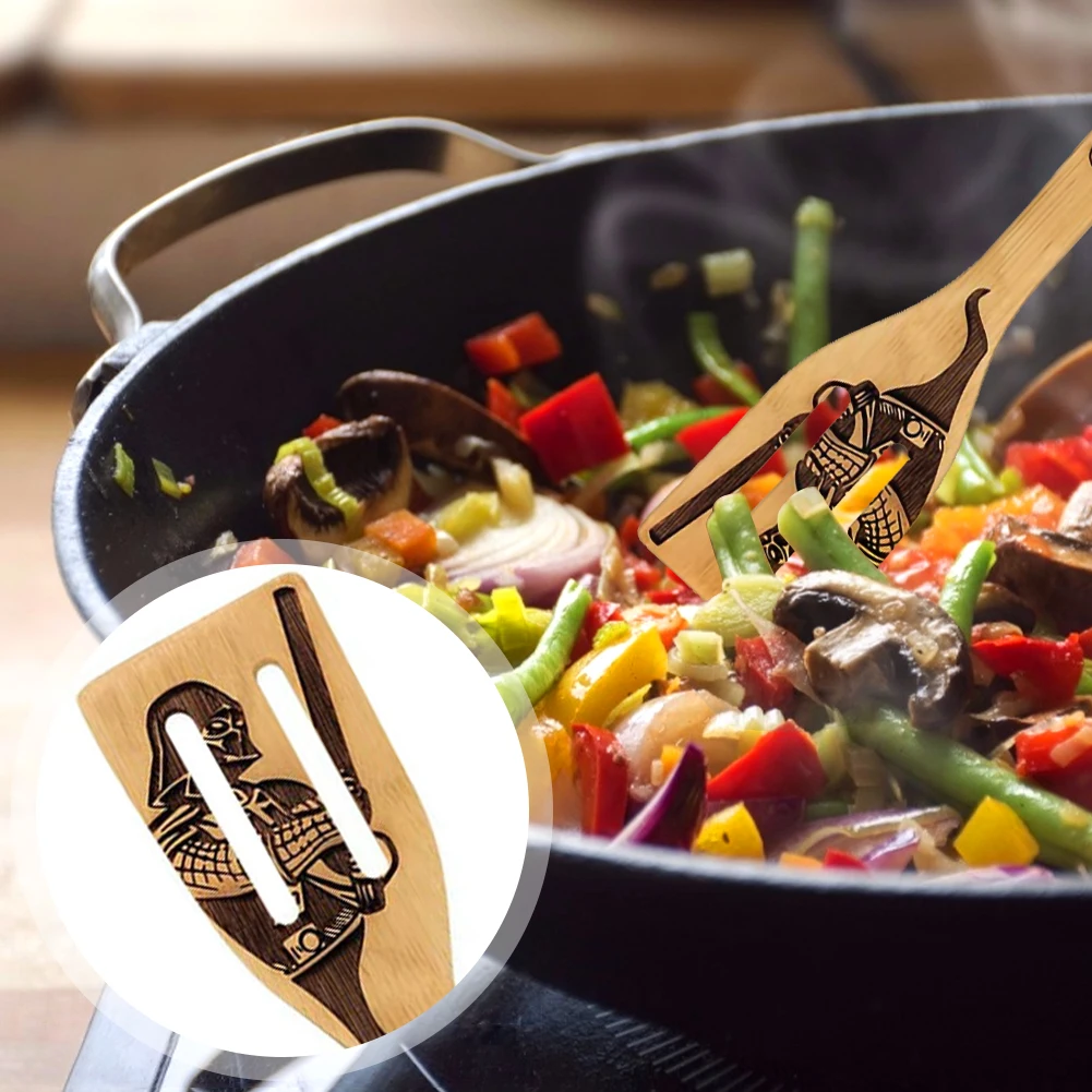 Set De 3 Spatules En Bois D'acacia - Pour Poêles Antiadhésives, Résistant à La Chaleur