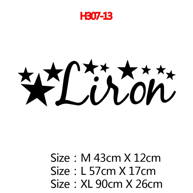 Personalized Custom Name Butterfly Wall Sticker Wallpaper For Nursery Kids Room Decoration Vinyl Stickers Bedroom Decals H307-13