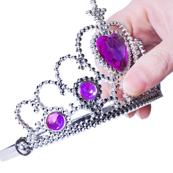 

Frozen children's crown princess tiara hair accessories headband plastic headband Magic Headband Cosplay Girls