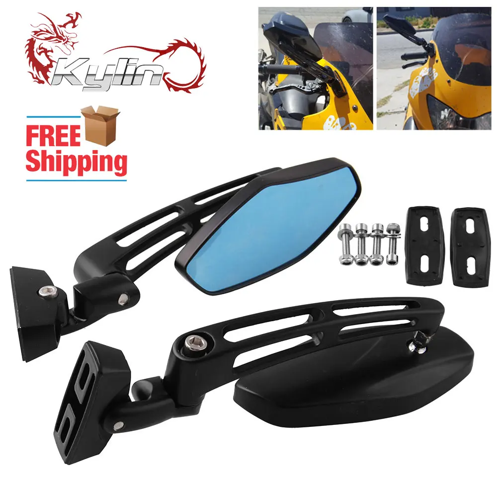 MotoRrcycle гоночный зеркала заднего вида для Honda CBR 600 F3 F4i 900 929 954 1000 RR Kawasaki Ninja Suzuki GSXR Yamaha FZR YZF