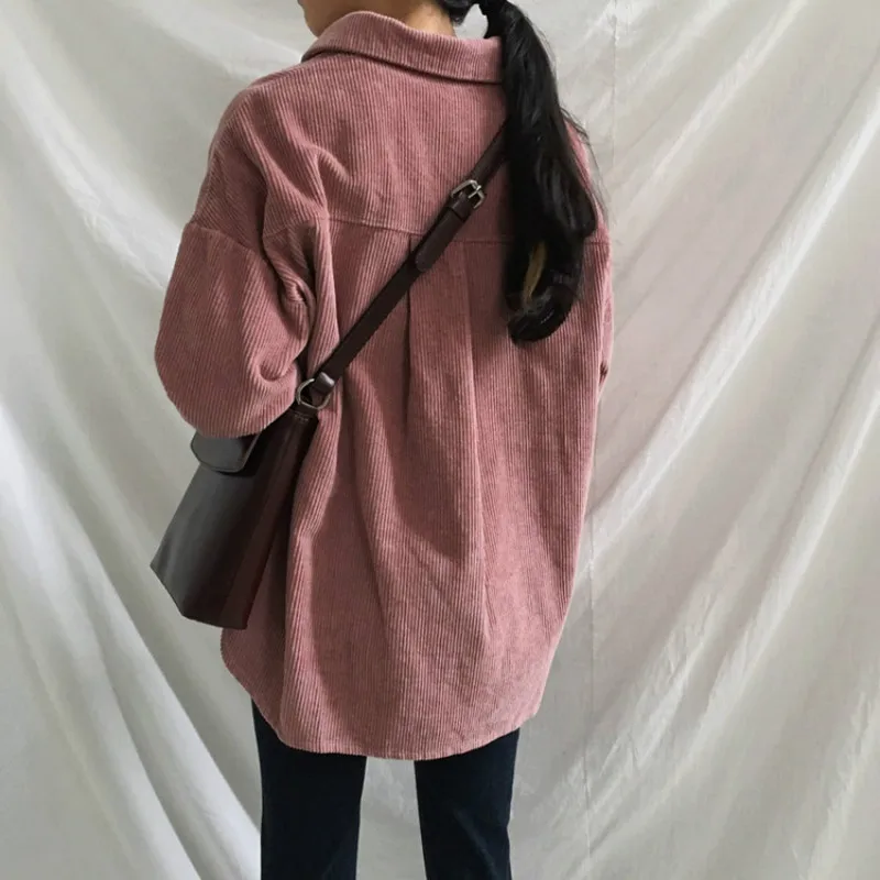 Very best  Women's Jackets Spring And Autumn Corduroy Jacket Female Coat With Pockets Plus Size Winter Women S