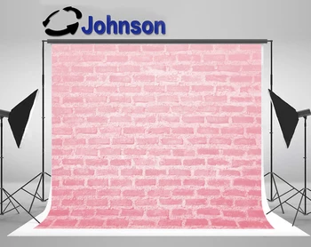 

Discount Pink Brick Wall Baby Birthday Home backdrops Computer print party photography studio background
