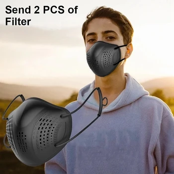 

Washable Unisex Face Mask Reusable Silicon Filter Respirator Mascarilla KN95 Activated Carbon Masks Protective Dust Mouth Caps