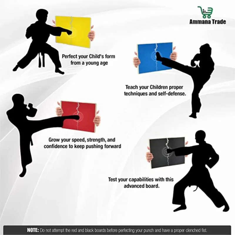 Reusable Break Board Teakwondo Wesing Martial Arts Training Teakwondo Rebreakable Board Taekwondo Training Performance Board