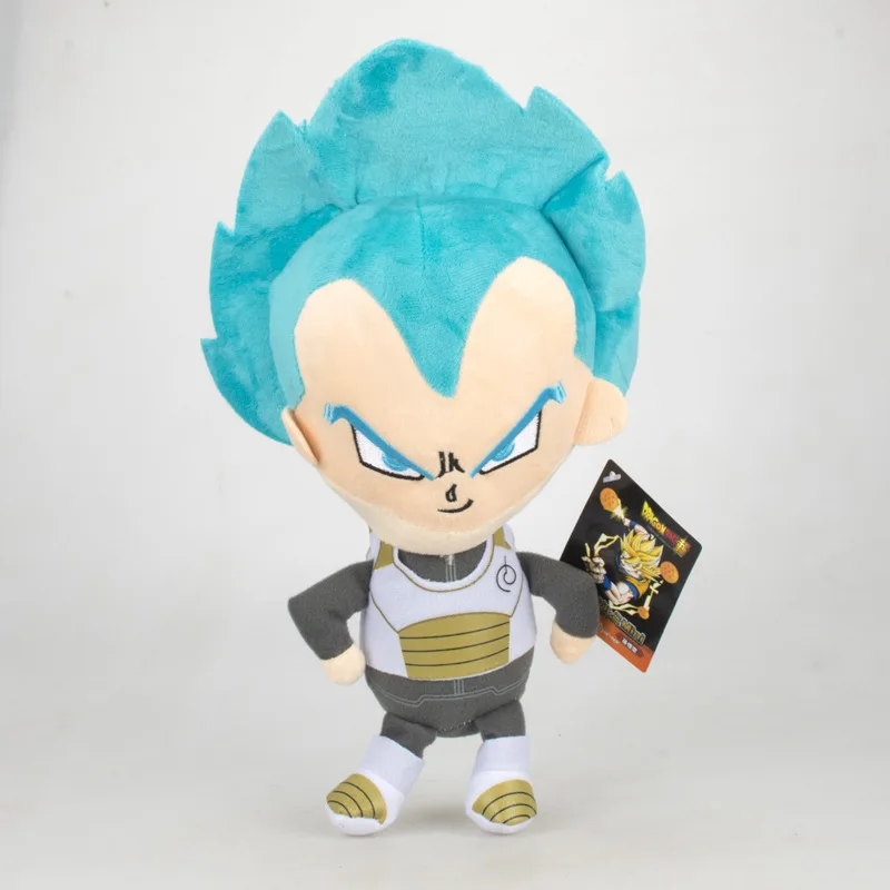 

Hot Sales Z Anime 12-Inch Dragon Creative Dragon Ball Blue-Haired Sun Wukong Plush Vegeta Toy Hair