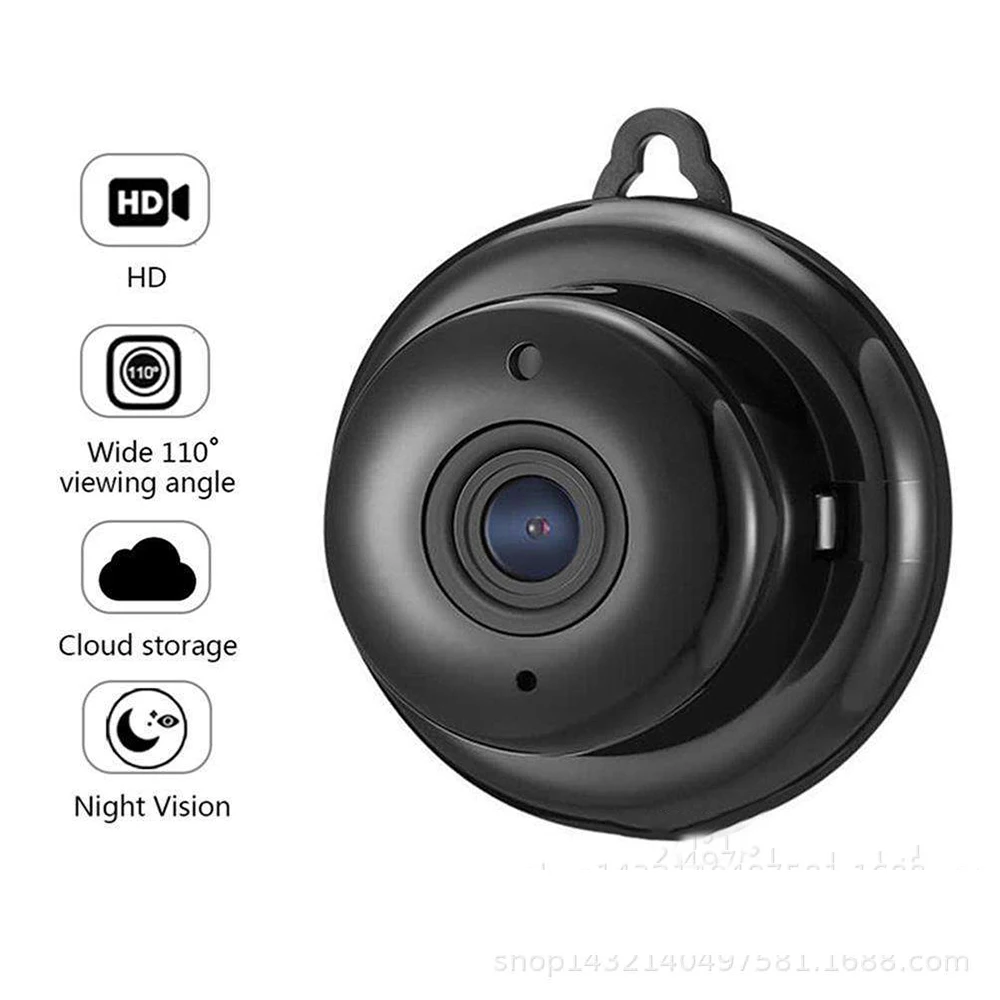 Новейшая беспроводная мини ip-камера 1080P HD IR ночного видения микро камера домашней безопасности наблюдения WiFi видеоняня - Цвет: AU