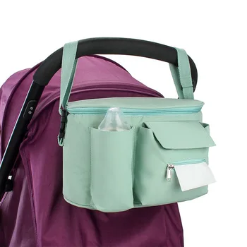 

Baby Stroller Organizer Bag Newborn Bottles Hook Holder Bag Diaper Changing Bags Baby Buggy Cart Storage Stroller Accessories