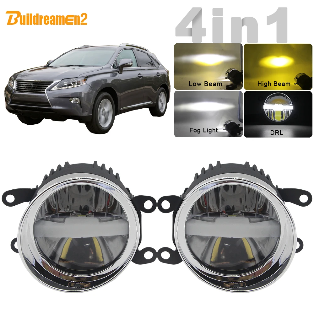 Для Lexus RX350 RX450h 2010 2011 2012 2013 автомобиля 5000LM светодиодный лампы Противотуманные фары