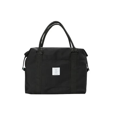 Новые уплотненные оксфорды, женская модная дорожная сумка для багажа, Большая вместительная сумка-Органайзер для путешествий, переносная сумка для одежды - Цвет: Black