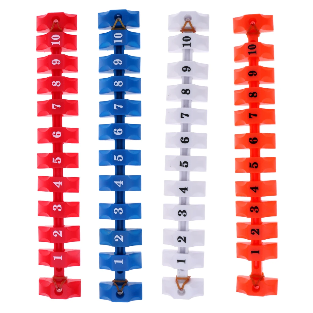 Foosball Scoring Units Table Football Score Counters Markers - 4colors