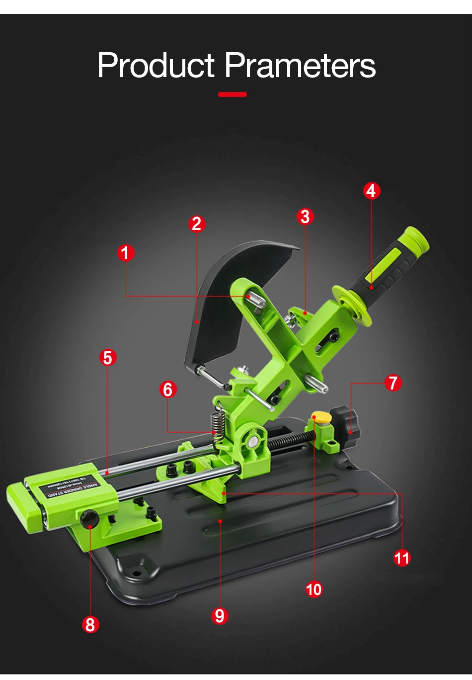 DTBD Angle Grinder Support Angle Grinder Fixed Universal Bracket for 100 115 125 Angle Grinder