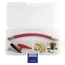 11 Pcs Bike Tyre Air Pump Inflator Replacement Extension Hose for Valve