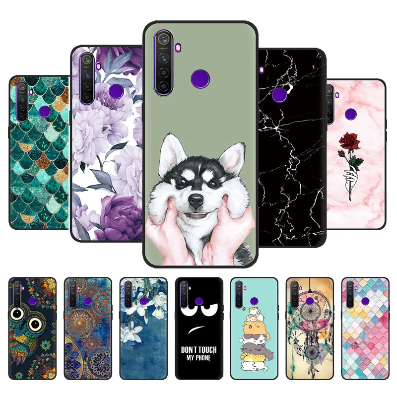 Phone Case For Realme 5i Case Silicone TPU Protective Cover For OPPO Realme5i 5 Pro Realme 5 S Cases Soft Bumper for Realme Q