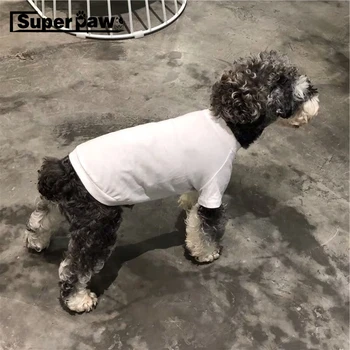 

Fashion Pet Dog Summer T-shirt Vest For Small Medium Dogs Clothes Cat Cats Pets Schnauzer French Bulldog Pug Costume BOC05