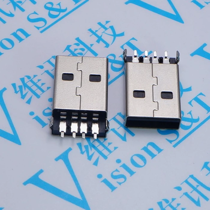 2 0 A хорошо раковина пластина AM 180 градусов Мужской USB интерфейс передачи данных