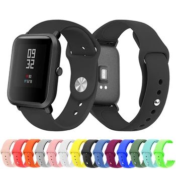

FIFATA 20/22MM Colorful Soft Silicone Replacement Strap For Huami Amazfit Bip/GTS For Amazfit Stratos 3 Smart Watch Accessories