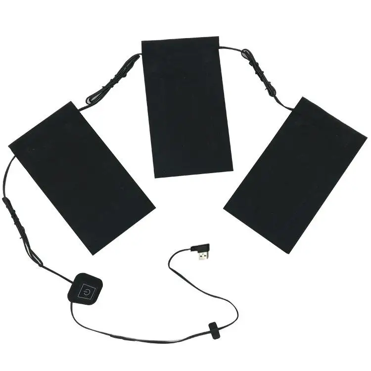 

HobbyLane 8in1 USB Electric Clothes Heating Vest Pad Carbon Fiber Heated Pad Winter Heater Warm Women Men Outdoor Hiking Skiing