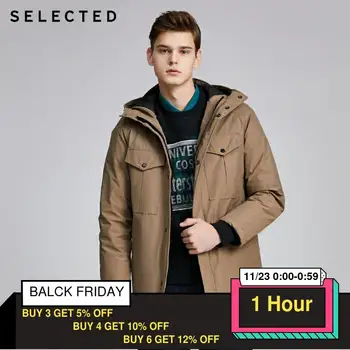

SELECTED Cotton Men's Hooded Multiple Pockets Worker Down Jacket S|419412585