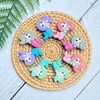10PCS BPA Free Mini Mermaid Silicone Beads Baby Dummy Cartoon Pacifier Toy Accessories 2