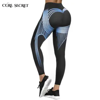 

CURE SECRET LIMAX-3D Printing Sweatpants Abdomen Retraction Butt Lifting Thigh Slimming Control Pants